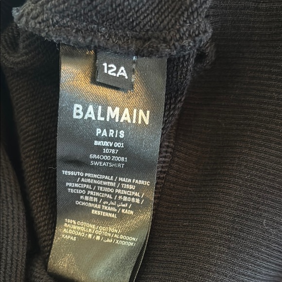Balmain foil logo hoodie - Picture 6 of 7